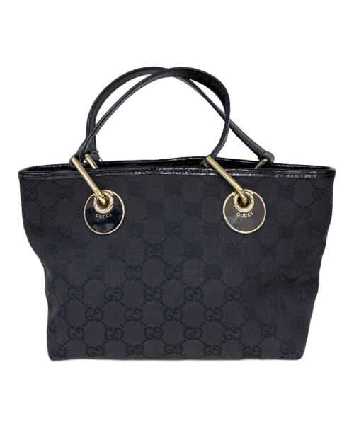 GUCCI（グッチ）GUCCI (グッチ) ミニトートバッグ  GG ブラックの古着・服飾アイテム