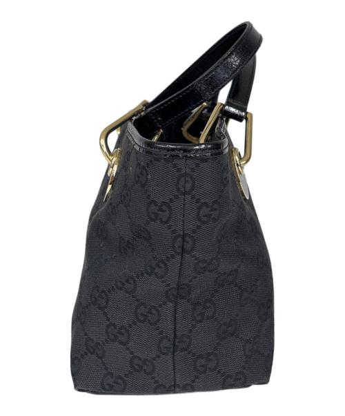 GUCCI（グッチ）GUCCI (グッチ) ミニトートバッグ  GG ブラックの古着・服飾アイテム