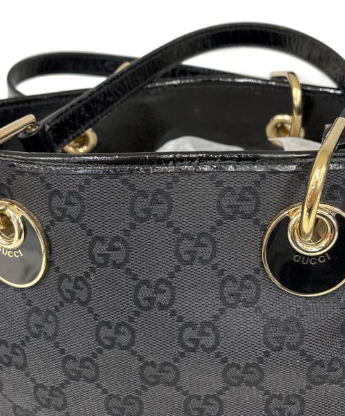GUCCI（グッチ）GUCCI (グッチ) ミニトートバッグ  GG ブラックの古着・服飾アイテム