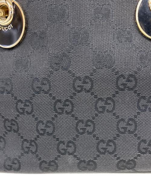 GUCCI（グッチ）GUCCI (グッチ) ミニトートバッグ  GG ブラックの古着・服飾アイテム