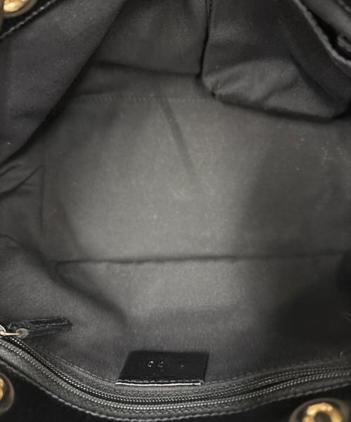 GUCCI（グッチ）GUCCI (グッチ) ミニトートバッグ  GG ブラックの古着・服飾アイテム