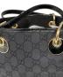 中古・古着 GUCCI (グッチ) ミニトートバッグ  GG ブラック：50000円