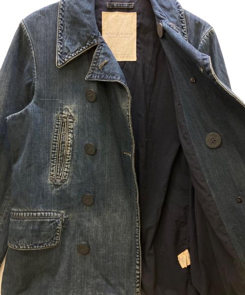 Denim & Supply Ralph Lauren（デニム＆サプライ ラルフローレン）DENIM & SUPPLY RALPH LAUREN (デニム＆サプライ ラルフローレン) Pコート インディゴ サイズ:Mの古着・服飾アイテム