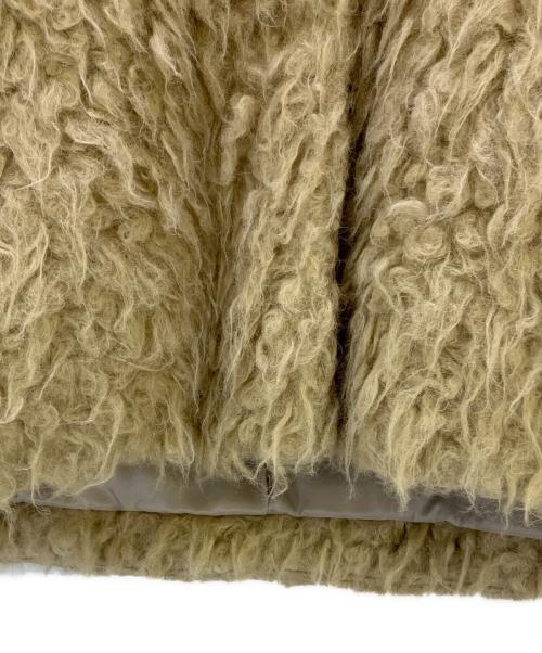 Adam et Rope（アダム エ ロペ）Adam et Rope (アダム エ ロペ) ファージャケット 24AW EcopeLループファーコート ベージュ サイズ:Freeの古着・服飾アイテム