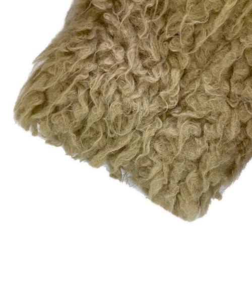 Adam et Rope（アダム エ ロペ）Adam et Rope (アダム エ ロペ) ファージャケット 24AW EcopeLループファーコート ベージュ サイズ:Freeの古着・服飾アイテム