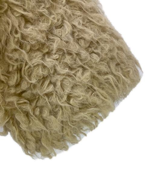 Adam et Rope（アダム エ ロペ）Adam et Rope (アダム エ ロペ) ファージャケット 24AW EcopeLループファーコート ベージュ サイズ:Freeの古着・服飾アイテム