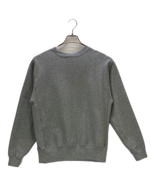 HUMAN MADE（ヒューマンメイド）HUMAN MADE (ヒューマンメイド) 25aw HEART SWEATSHIRT グレー×ブルー サイズ:Sの古着・服飾アイテム