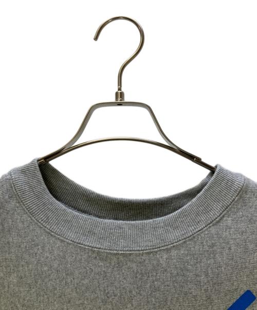 HUMAN MADE（ヒューマンメイド）HUMAN MADE (ヒューマンメイド) 25aw HEART SWEATSHIRT グレー×ブルー サイズ:Sの古着・服飾アイテム