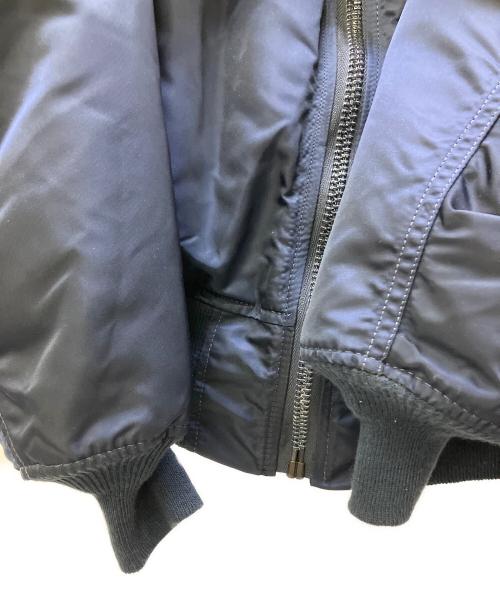 ALPHA（アルファ）ALPHA (アルファ) リバーシブルMA-1ジャケット ネイビー サイズ:Lの古着・服飾アイテム