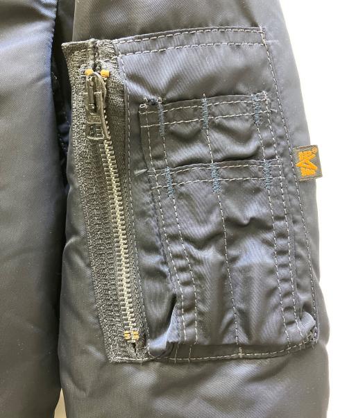 ALPHA（アルファ）ALPHA (アルファ) リバーシブルMA-1ジャケット ネイビー サイズ:Lの古着・服飾アイテム