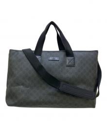 GUCCI（グッチ）の古着「2WAYショルダーバッグ GGスプリーム」｜ブラック