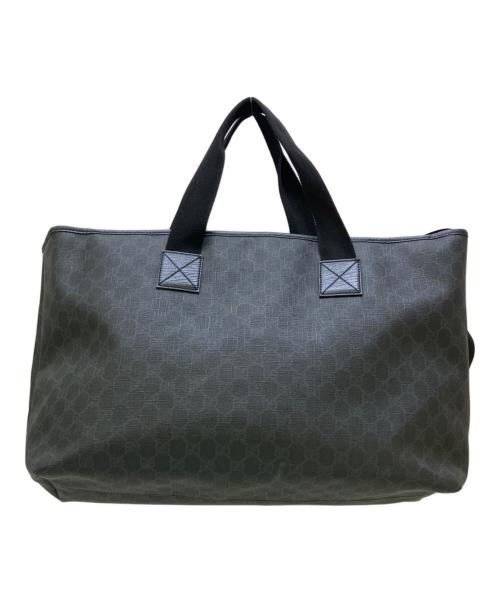 GUCCI（グッチ）GUCCI (グッチ) 2WAYショルダーバッグ GGスプリーム ブラックの古着・服飾アイテム