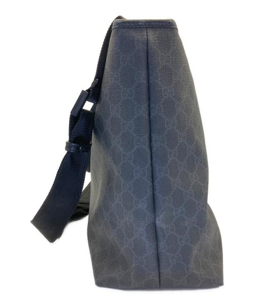 GUCCI（グッチ）GUCCI (グッチ) 2WAYショルダーバッグ GGスプリーム ブラックの古着・服飾アイテム