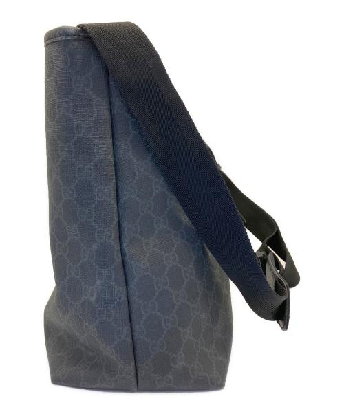 GUCCI（グッチ）GUCCI (グッチ) 2WAYショルダーバッグ GGスプリーム ブラックの古着・服飾アイテム