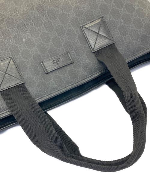 GUCCI（グッチ）GUCCI (グッチ) 2WAYショルダーバッグ GGスプリーム ブラックの古着・服飾アイテム