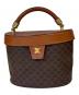 CELINE（セリーヌ）の古着「バニティバッグ　マカダム」｜ブラウン