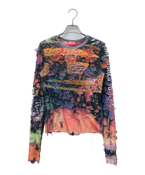 DIESEL（ディーゼル）DIESEL (ディーゼル) 長袖カットソー T-MILEY マルチカラー サイズ:Mの古着・服飾アイテム