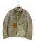 COMME des GARCONS JUNYA WATANABE MAN（コム デ ギャルソン ジュンヤ ワタナベ マン）の古着「エステルボアムートンレザージャケット」｜ベージュ