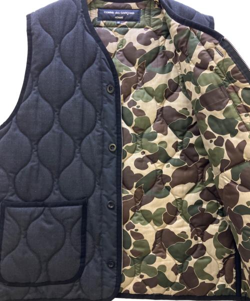 COMME des GARCONS HOMME（コムデギャルソン オム）COMME des GARCONS HOMME (コムデギャルソン オム) 23AW瓢箪キルトベスト ブラック サイズ:Mの古着・服飾アイテム