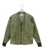 GREG LAURENグレッグローレン）の古着「ミニタリージャケット MODERN FLIGHT JACKET」｜オリーブ