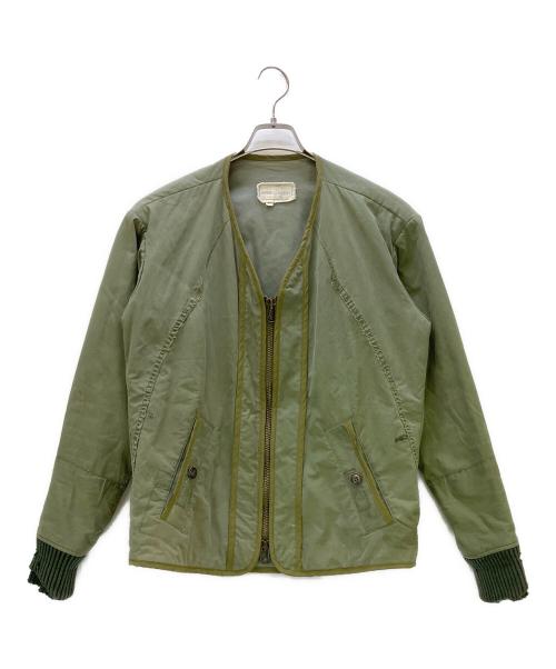 GREG LAUREN（グレッグローレン）GREG LAUREN (グレッグローレン) ミニタリージャケット MODERN FLIGHT JACKET オリーブ サイズ:Lの古着・服飾アイテム