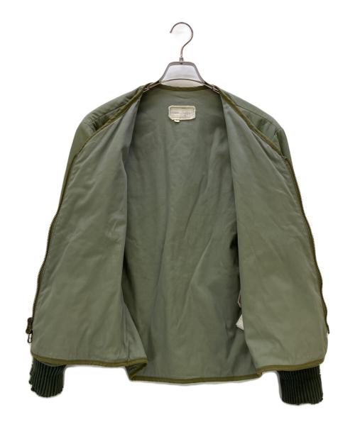 GREG LAUREN（グレッグローレン）GREG LAUREN (グレッグローレン) ミニタリージャケット MODERN FLIGHT JACKET オリーブ サイズ:Lの古着・服飾アイテム