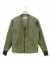 GREG LAUREN（グレッグローレン）の古着「ミニタリージャケット MODERN FLIGHT JACKET」｜オリーブ