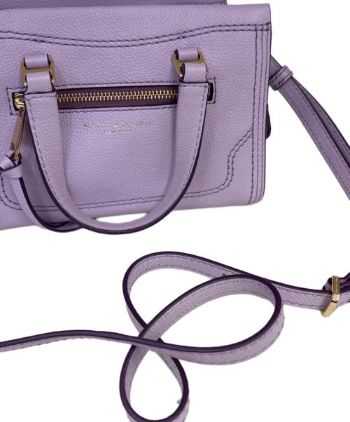 MARC JACOBS（マークジェイコブス）MARC JACOBS (マークジェイコブス) ミニ クルーザー 2WAYハンドバッグ ラベンダーの古着・服飾アイテム