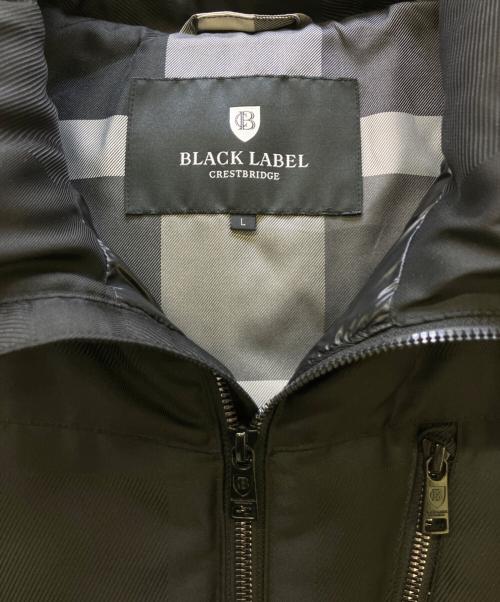 BLACK LABEL CRESTBRIDGE（ブラックレーベル クレストブリッジ）BLACK LABEL CRESTBRIDGE (ブラックレーベル クレストブリッジ) ダウンジャケット ブラック サイズ:Lの古着・服飾アイテム