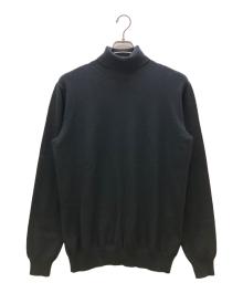 PRADA（プラダ）の古着「カシミヤタートルネックニット UMR310」｜ブラック