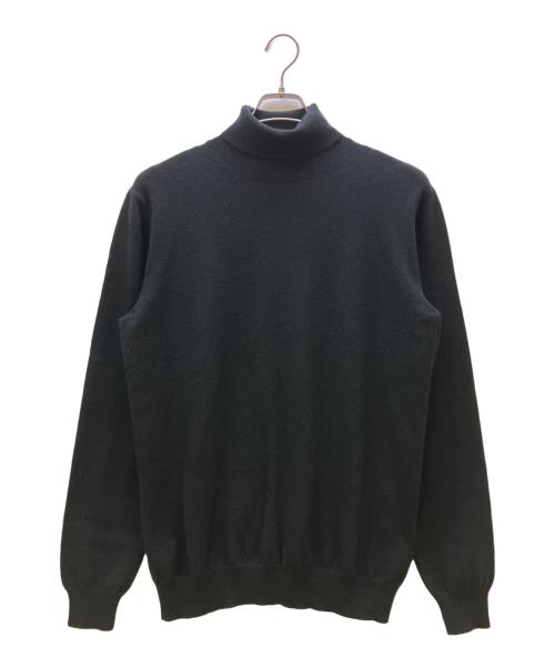PRADA（プラダ）PRADA (プラダ) カシミヤタートルネックニット UMR310 ブラック サイズ:52の古着・服飾アイテム