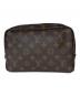 LOUIS VUITTON (ルイ ヴィトン) コスメポーチ　トゥルーストワレット23 ブラウン：30000円
