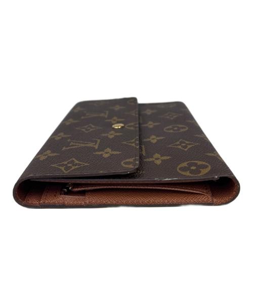 LOUIS VUITTON（ルイ ヴィトン）LOUIS VUITTON (ルイ ヴィトン) 3つ折り財布 ポシェット・パスポール ブラウンの古着・服飾アイテム