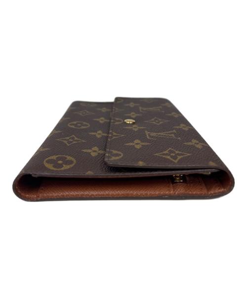 LOUIS VUITTON（ルイ ヴィトン）LOUIS VUITTON (ルイ ヴィトン) 3つ折り財布 ポシェット・パスポール ブラウンの古着・服飾アイテム