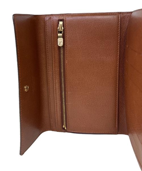LOUIS VUITTON（ルイ ヴィトン）LOUIS VUITTON (ルイ ヴィトン) 3つ折り財布 ポシェット・パスポール ブラウンの古着・服飾アイテム