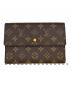 LOUIS VUITTON（ルイ ヴィトン）の古着「3つ折り財布 ポシェット・パスポール」｜ブラウン