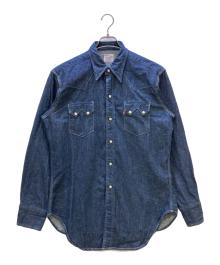 LEVI'S（リーバイス）の古着「ショートホーン復刻デニムウエスタンシャツ」｜インディゴ