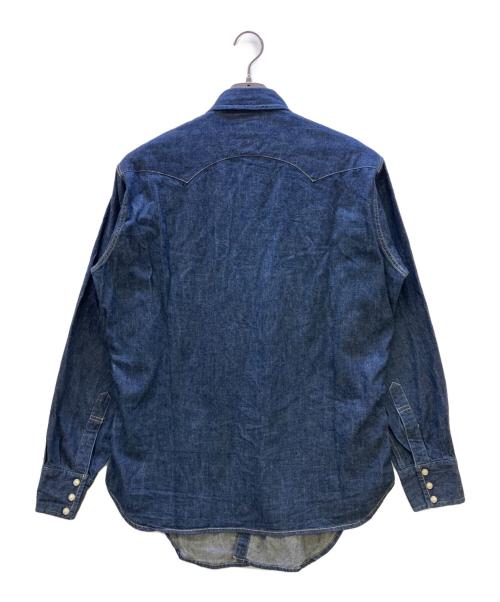 LEVI'S（リーバイス）LEVI'S (リーバイス) ショートホーン復刻デニムウエスタンシャツ インディゴ サイズ:Lの古着・服飾アイテム