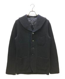 Yohji Yamamoto pour homme（ヨウジヤマモト プールオム）の古着「ニットジャケット」｜ブラック