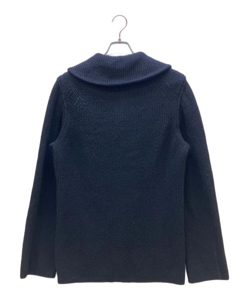 Yohji Yamamoto pour homme（ヨウジヤマモト プールオム）Yohji Yamamoto pour homme (ヨウジヤマモト プールオム) ニットジャケット ブラック サイズ:Lの古着・服飾アイテム