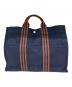HERMES（エルメス）の古着「トートバッグ　エールラインMM」｜ネイビー