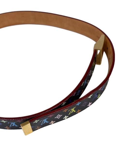 LOUIS VUITTON（ルイ ヴィトン）LOUIS VUITTON (ルイ ヴィトン) ベルト　モノグラム・マルチカラー ブラックの古着・服飾アイテム