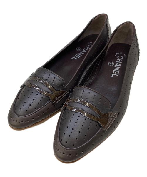 CHANEL（シャネル）CHANEL (シャネル) パンプス ブラウン サイズ:SIZE 36の古着・服飾アイテム