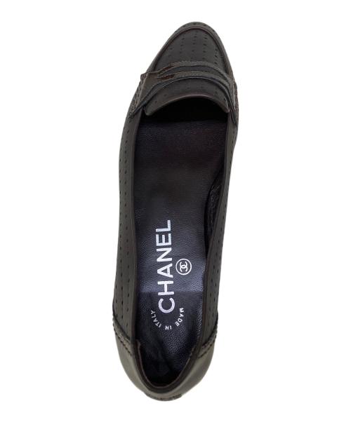CHANEL（シャネル）CHANEL (シャネル) パンプス ブラウン サイズ:SIZE 36の古着・服飾アイテム
