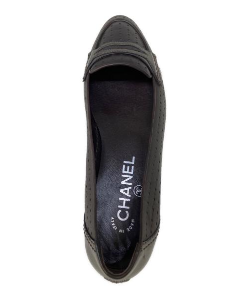 CHANEL（シャネル）CHANEL (シャネル) パンプス ブラウン サイズ:SIZE 36の古着・服飾アイテム