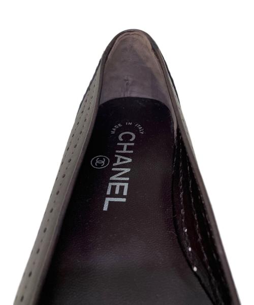 CHANEL（シャネル）CHANEL (シャネル) パンプス ブラウン サイズ:SIZE 36の古着・服飾アイテム