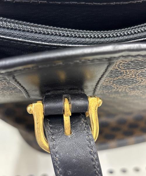 CELINE（セリーヌ）CELINE (セリーヌ) トートバッグ　マカダム ブラック×ブラウンの古着・服飾アイテム