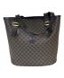 CELINE（セリーヌ）の古着「トートバッグ　マカダム」｜ブラック×ブラウン