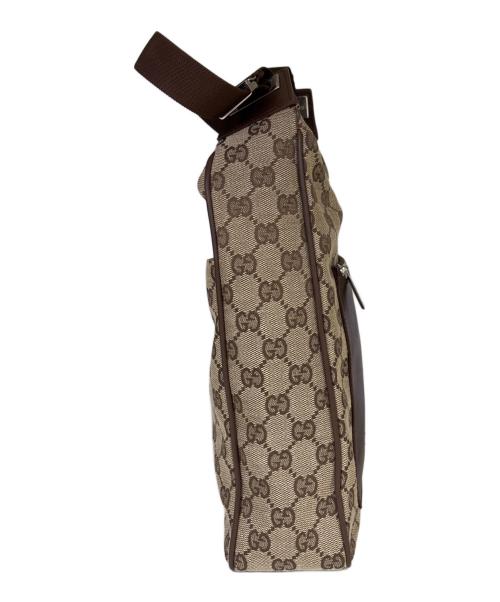 GUCCI（グッチ）GUCCI (グッチ) ショルダーバッグ　GGキャンバス ベージュの古着・服飾アイテム