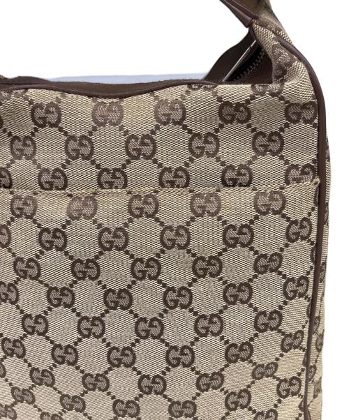 GUCCI（グッチ）GUCCI (グッチ) ショルダーバッグ　GGキャンバス ベージュの古着・服飾アイテム